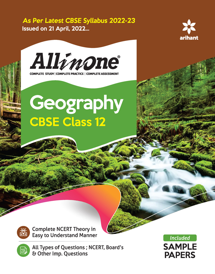 All in One Geography CBSE Class 12th as per latest cbse syllabus 2022-23