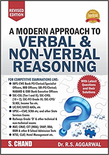 A modern approach to verbal & Non verbal reasoning s. chand