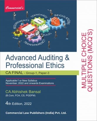 Commercial?s MCQs Advanced Auditing & Professional Ethics by CA (Abhishek Bansal) for NOV 2022