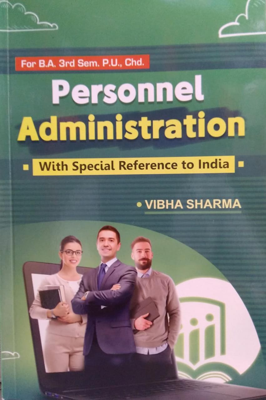 Crown books Personnel Administration with Special Reference on India For B.A. Sem.3 by (Vibha Sharma) Edition 2022